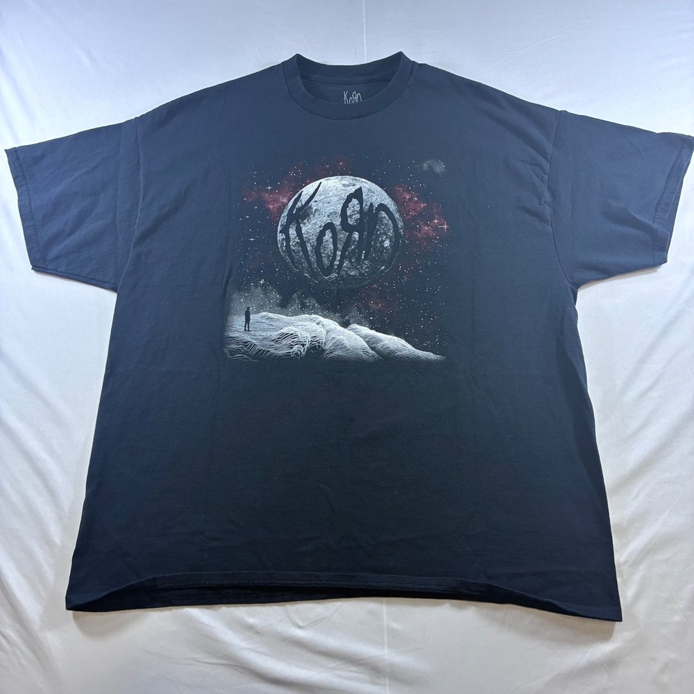 Korn 2022 Summer Tour T-Shirt Black Graphic Concert Tee XXL